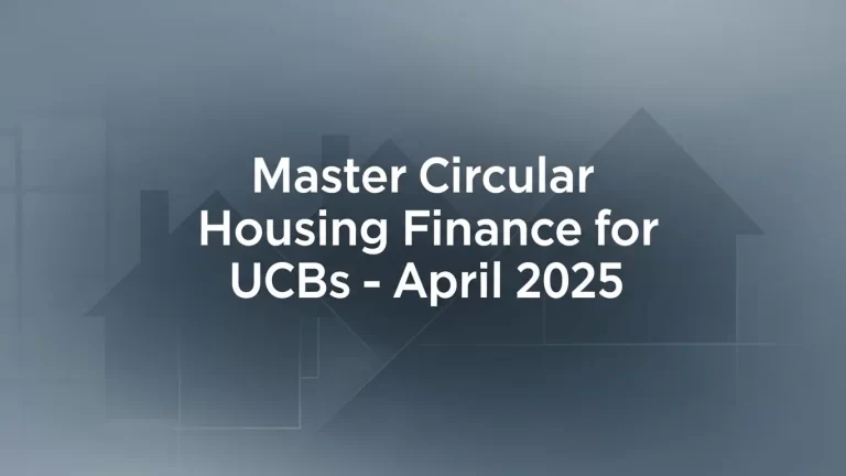 Mist R Circuler Master Circular Housing Finance for UCBs - April 2025 - Cooperative Banks