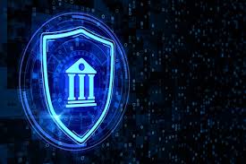 A digital security shield protecting customer deposits, ensuring safety during the Reserve Bank of India approved cooperative bank merger.

